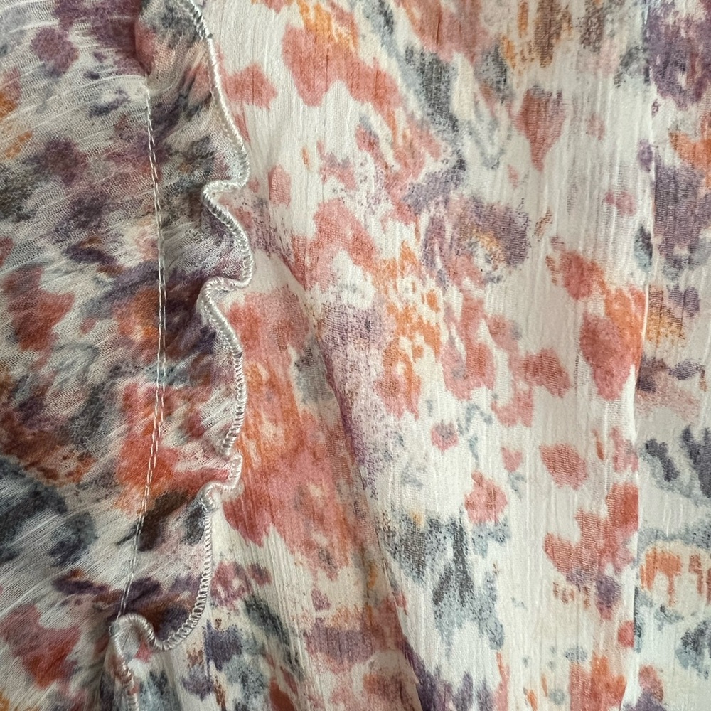 Floral Ruffle Midi Dress - Picture 3 of 5
